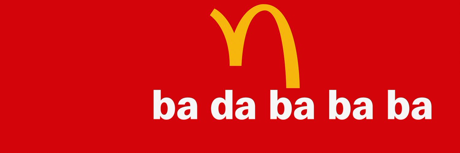 McDonald's ba da ba ba ba campaign banner