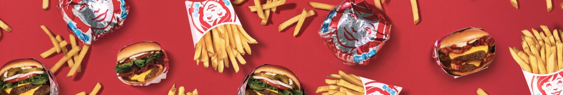 Wendy's food pattern banner